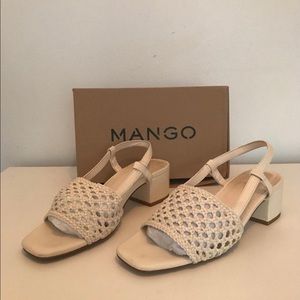 Mango block heel